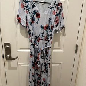 FLORAL Wrap Dress